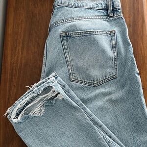 Frame Denim Light Blue Straight Leg Jeans